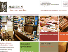 Tablet Screenshot of manekin.cz